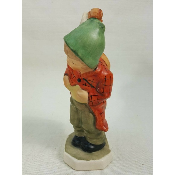 Vintage Friedel Figure SINGING BOY CARRYING CELLO WITH A BIRD German made KDA2 - Picture 2 of 8